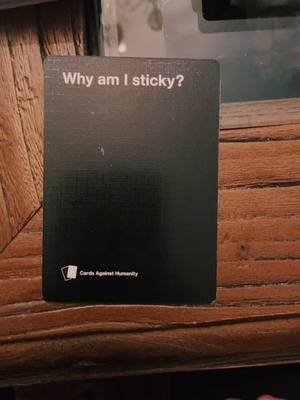 A post by @kocaelan.cah on TikTok caption: ANOTHER VIDEO UPLOADED! #cardsagainsthumanity #fyp#VoiceEffects