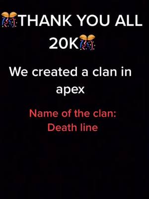 A post by @.apex.legends0 on TikTok caption: The rules are: no bad words, dont be toxic and not making complaints without reason. The top comment will enter the clan in all videos!🦕