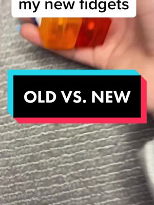 A post by @extrafunfidgets_ on TikTok caption: old vs new fidgets #thxforthesupport #extrafunfidgets #fidettoys #fidgetsarethebest #fidget #fidetsforlife #fyp #getmeviralplease