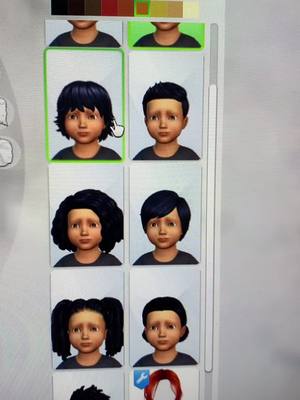 A post by @olistropical on TikTok caption: little sister reveal but on the sims 🤍⚡️ no hate 🥺 #fyp #foryou #goviral #sims4 #CaliStarChallenge #littlesister #toddler #makethisviral #baby #game