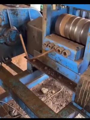 A post by @vancouverawesome604 on TikTok caption: Rebar straightening machine