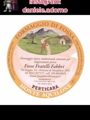 A post by @daniele.adorno on TikTok caption: Formaggio di Fossa. Product of origin protected fro Italy. I great cheese that you should perfectly pair with Verdicchio dei Castelli di Jesi. #wine