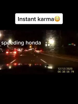 A post by @streetcam on TikTok caption: Why you should never speed.... #fyp #dashcam #dashcamfootage #instantkarma #drivingfail #baddriver #roadrage #closecall #cartok