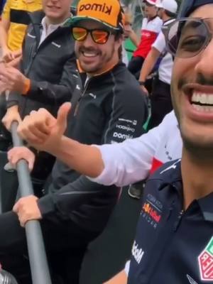 A post by @ojaafz on TikTok caption: When Ricciardo hijacked Mercedes’ ig account 😂 #mercedesamgf1 #f1 #danielricciardo