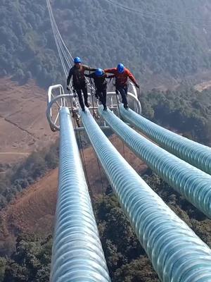 A post by @entertainingtech on TikTok caption: Respect to High Voltage Cable Installers#foryou