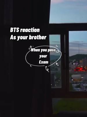 A post by @kpoplyricssongs on TikTok caption: Someone said this but idk who 🤷‍♀️😅 #bts #btsreaction #passed #exam #army #brother #funny #cute #kpoplyricssongs #fyp #foryoupage