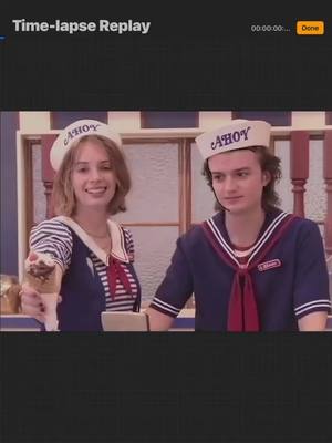 A post by @xeddiexkaspbrakx on TikTok caption: Pfp of me and Steve🥺💗 #viral #fyp #xyzbca #strangerthings #steveharrington #pfp #blowthisup