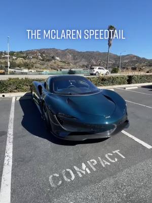 A post by @lacarspotter on TikTok caption: Casual Spaceship sighting #mclarenspeedtail #speedtail #mclaren #hypercar #car #blue #carbonfiber #fyp #fy #foryou #jazz #spaceship #ufo #expensive