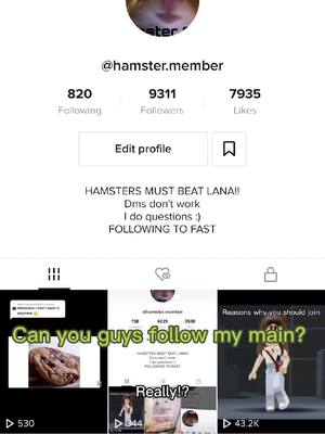 A post by @hamster.member on TikTok caption: #hamstercult #stoplanacult #god