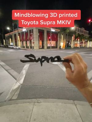 A post by @lacarspotter on TikTok caption: Who likes JDM?! #3D Printed #supra and #gtr #nissangtr #r35 #supramkiv #cars #3dprinting #fyp #jdm #tokyo #godzilla #foryou #toys #art #beverlyhills