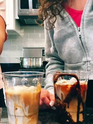 A post by @coffeewithbesties on TikTok caption: this was her first time making coffee hahaha #ASOSFashunWeek #foryou #coffee #starbucks #foryoupage #icedcoffee #aesthetic ￼#coffeeadddict