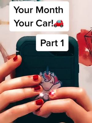 A post by @aesthetic_daily_facts_ on TikTok caption: Your Month Your Car!🚗 Part 1!