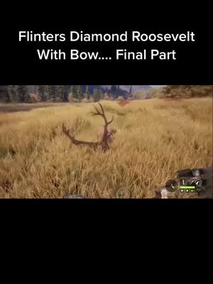 A post by @the__hunter__cotw on TikTok caption: #flinter #fyp #diamond #roosevelt #elk #fypシ #bow