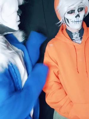 A post by @reasonradio on TikTok caption: I AM TRASHBOAT NOW @edgycosplay #sans #undertale #cosplay #stretch