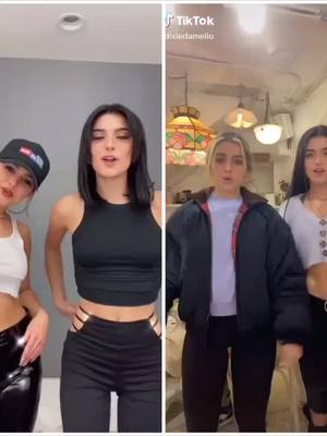 A post by @sunrea..stick on TikTok caption: 2019 vs 2021💕#dixiedamelio #addisonrae #dixison #dixisonforever #friendship #BestFriends #foryoupage #foryou #fy @dixiedamelio @addisonre