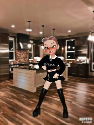 A post by @kira.zpt on TikTok caption: New Style Unlocked🔓-🖤⛓💀 #zepeto #trend #zepto #foryou #foryoupage