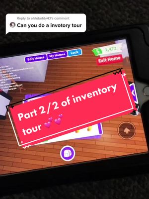 A post by @roblox..with..adriana on TikTok caption: Reply to @ahhdaddy43 part 2/2 hope y’all enjoy next video is gonna be a ￼ tutorial on how to work traderie #fyp #roblox #inventorytouradoptme