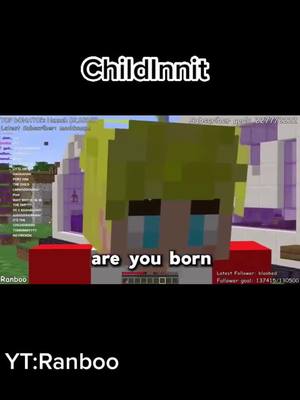 A post by @therealranboo on TikTok caption: Throwback to when I first started#tommyinnit #ranboo #Minecraft