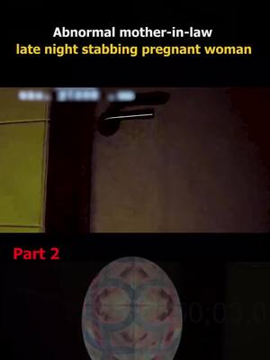 A post by @haigongzifood on TikTok caption: Abnormal mother-in-law late night stabbing pregnant woman #film