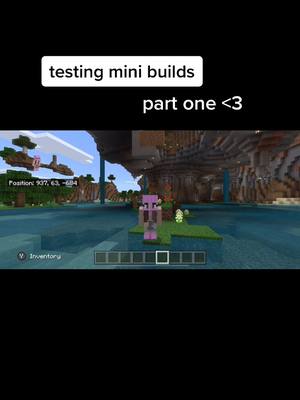 A post by @jasplayscraft on TikTok caption: first building video🌝 #fyp #Minecraft #building #minibuilds #cottagecore #dreamsmp