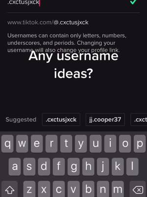 A post by @ebungy.vungy on TikTok caption: #fyp #username #ideas #sosussy😂