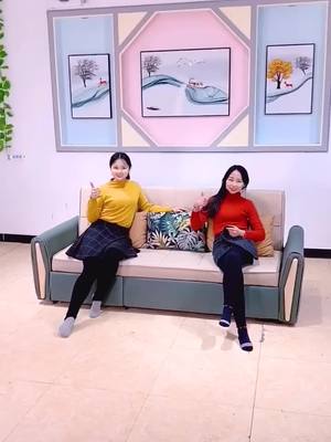 A post by @april78901 on TikTok caption: #tiktok #fyp #hot #sofa You think this is a bed?