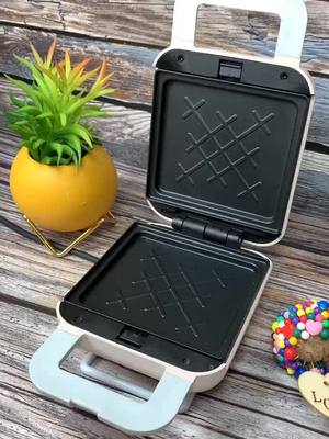 A post by @i.goodthings on TikTok caption: I love my sandwich maker! You also can get one in my bio link!#wafflemaker #sandwitchmaker