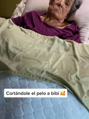 A post by @jessibibi on TikTok caption: ¿Qué tal le quedó el corte a bibi?🥰 #abuelita #familia #parati #fyp #cortedepelo