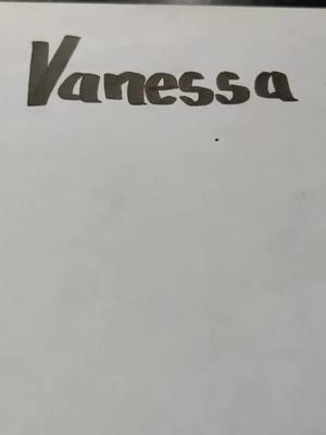 A post by @pj10antonio on TikTok caption: Vanessa #foryou #parati #fyp #Art          (Si quieres tu propio diseño sígueme en instagram y envíame tu nombre)