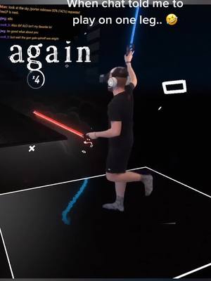 A post by @ginmanlive on TikTok caption: What VR do you have or want to buy? #vr #beatsaber #oculus #twitch #anime