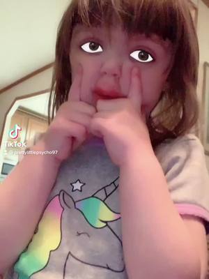 A post by @prettylittlepsycho97 on TikTok caption: #greenscreenvideo I’m laughing so hard 😂😂😂 #kids #daughter #mybeard #lol #funny