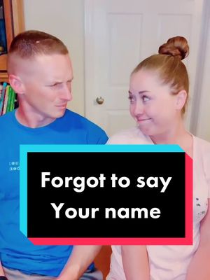 A post by @laynap90 on TikTok caption: You forgot your name... @geoffreyp3 #jeffdunhamwalter #drinkingproblems #fypps #alcohol #couplecomedy #smileoften #usmcwifey #momof5 #