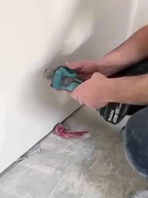 A post by @firstpowertools on TikTok caption: His hands were as steady as machines#fyp#decotation#foryou #wall