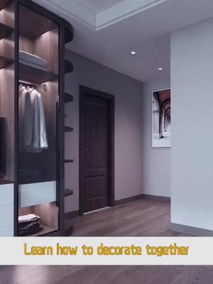 A post by @emilehome on TikTok caption: #bedroomdesign #wardrobedesign