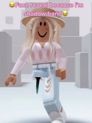 A post by @ashxblox on TikTok caption: 😉highly requested!🥳 #FaceReveal #Roblox #FYP #Viral #ShadowBand #Trending #Follow #Like #hi ￼