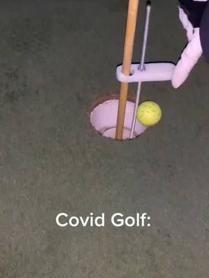 A post by @sam.the..man on TikTok caption: Satisfying Birdie 🏌🏿‍♂️ #covid #golf #fyp #foryou #foryoupage #satisfyingvideos