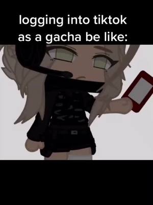 A post by @honestly.aurelia on TikTok caption: the music hits different tho 😩 | #gacha #fyp #4you #funny #relatable #good #content