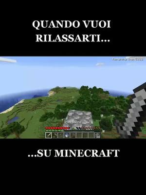 A post by @ermaldestro on TikTok caption: Quando vuoi rilassarti su Minecraft ☠️ #neiperte #minecraftita