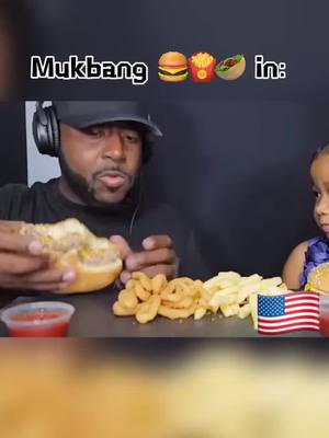 A post by @fightingspiritpeople on TikTok caption: 🍔🍟🥙 #mukbang #funny #justforfun #fightingspirit #usa #uk #russia