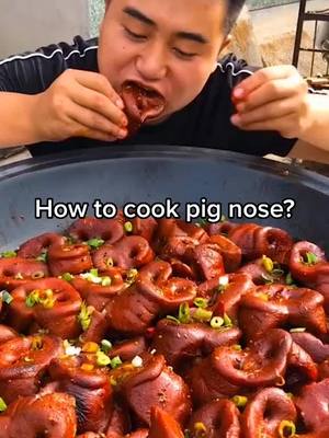 A post by @masterchef_xing on TikTok caption: How to cook pig nose?#fyp #foryou #foryoupage #tiktok #cook #food #Foodie #delious #pig