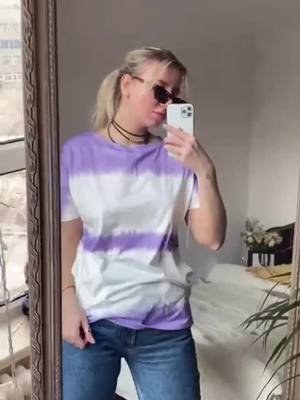 A post by @midovan_official on TikTok caption: Mew tie dye t shirt🔆 #midovan #amazon #amazonfashion #womensclothing #momstyle #liketoknowit #womenstyle #shortsleeve #tiedyeshirt