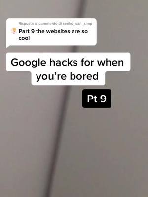 A post by @google.hacks3 on TikTok caption: Rispondi a @senko_san_simp SO COOL #ZamundaChallenge #RoseAttitude #perte #fyp #google #googlehacks #dinoswords