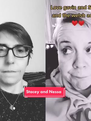 A post by @kerrylilmar on TikTok caption: #duet with @loobyloulou78 #gavinandstacey #shadyladies