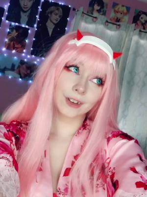 A post by @angelicxcos on TikTok caption: Still trying to get back into it😅Transitions are rough lol #darlinginthefranxx  #zerotwo