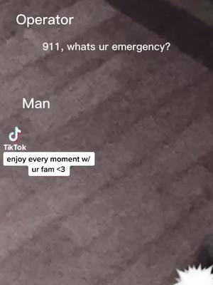 A post by @ on TikTok caption: Thats so sad :( Have u ever lost an family member? Tell me :) Im here!!!#fyp #canthisgetontheforyoupage #xyzbca #911 #emergencycall