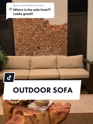 A post by @artandstef on TikTok caption: Reply to @btrahan25 Cushions are from wayfair! #BiggerIsBetter #diyhomedecor #remodel #fyp #diyhacks