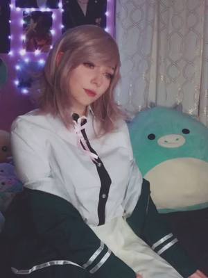 A post by @angelicxcos on TikTok caption: Chiaki Best Girl🥺 #chiakinanami #danganronpa