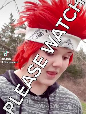 A post by @kirishima.hype.house on TikTok caption: Can you guys please interact with my main @jo.cosplayer ? I went $h@d0w b@nN€D again🥲 #bnha #kirishima