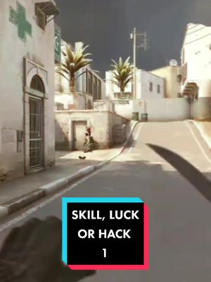 A post by @csgo.hub on TikTok caption: 🖤Skill, Luck or Hack ?? #1🖤                         #foryou #fy #vac #counter #wow #csgohub1 #csgo #iconic #Hearthofgaming #major #pro