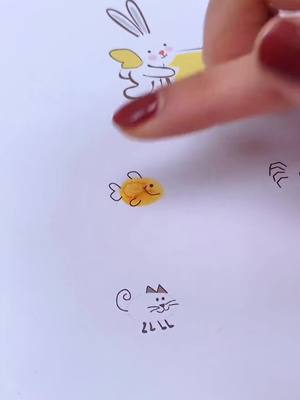 A post by @aliexpress_deli on TikTok caption: Draw with the texture of your finger